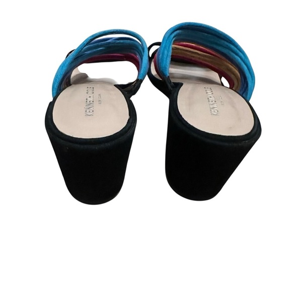 Kenneth Cole Hannon Strappy Sandals Mule Heel 7.5 - Picture 5 of 8